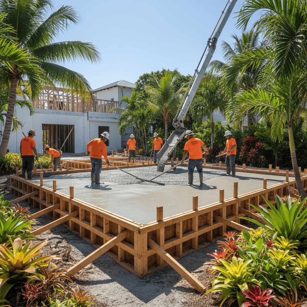concrete foundation miami beach