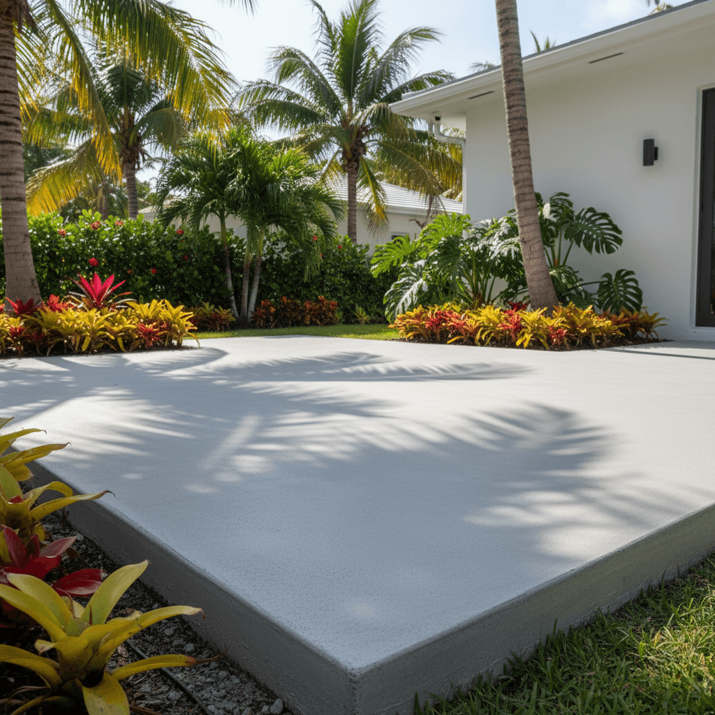concrete slab miami beach
