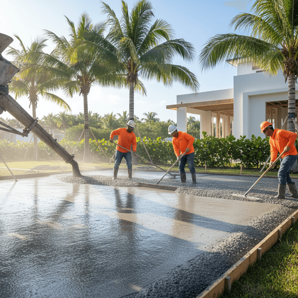 Concrete Slabs Miami Beach