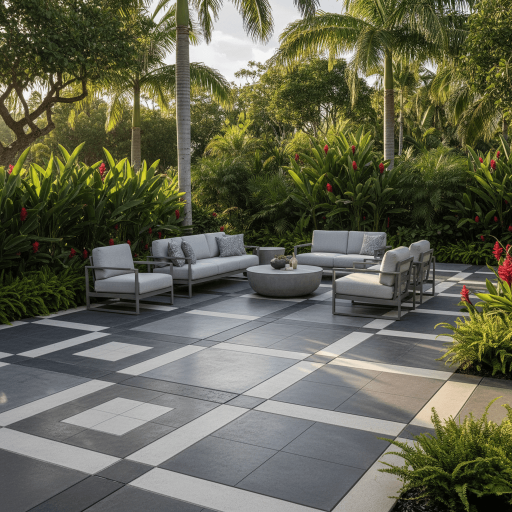 concrete patios miami beach
