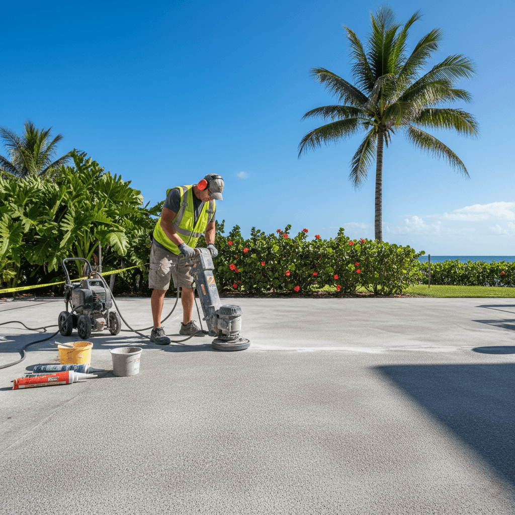 concrete resurfacing miami beach