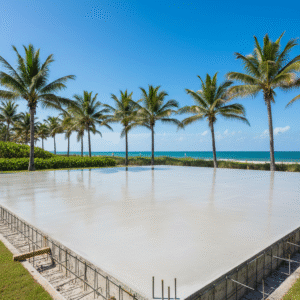 concrete slab miami beach