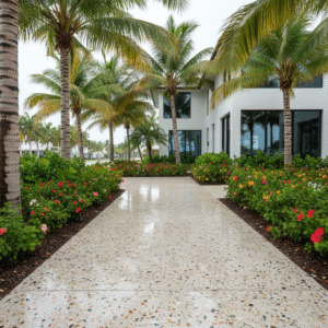 concrete walkway miami beach