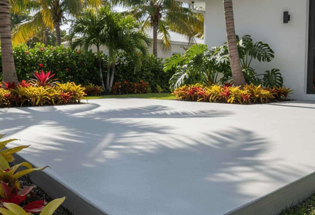 concrete slab miami beach