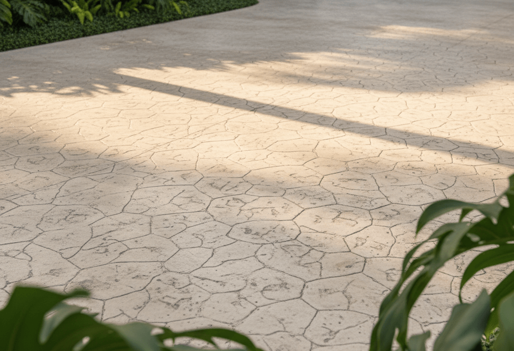 stamped concrete miami beach